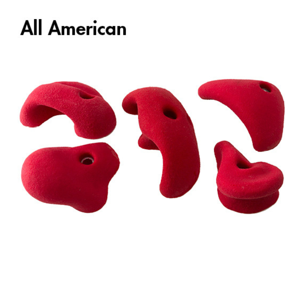 Metolius All American Climbing Holds Bundle (RED)