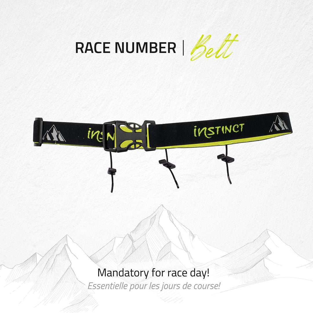 Instinct Race Number Belt