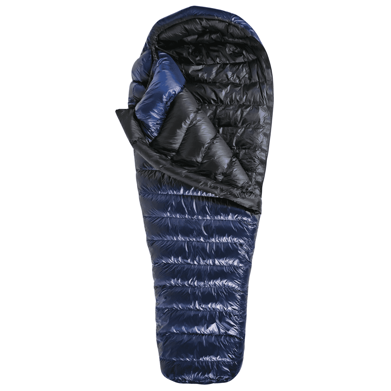 Western Mountaineering Megalite -2C sleeping bag in navy back colour