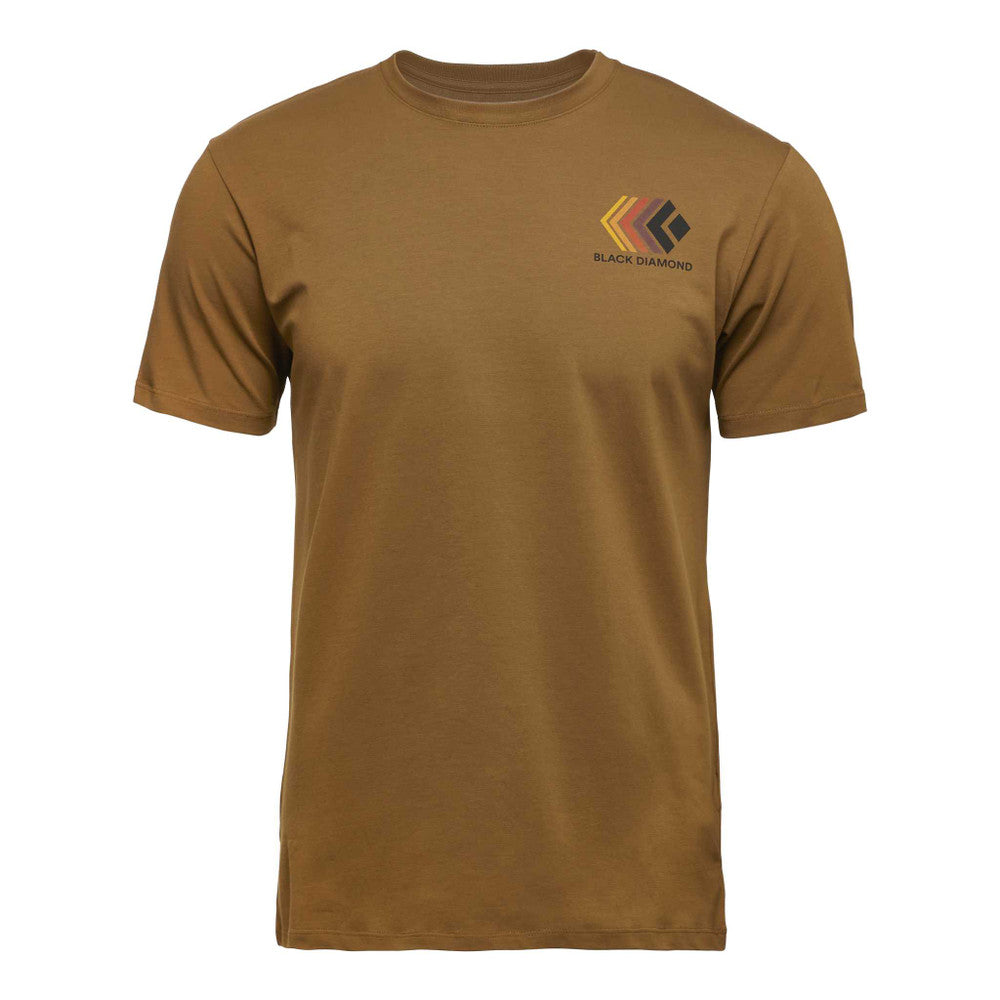Black Diamond Faded Tee - Men's in dark curry
