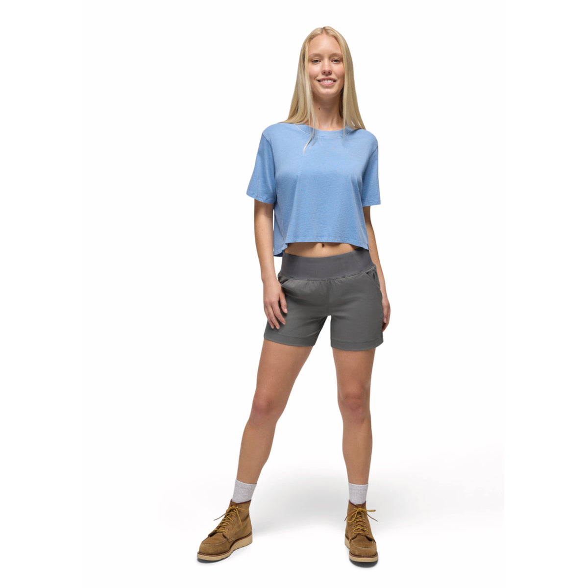 Prana Women's Koen 5" Short - Gravel - Small