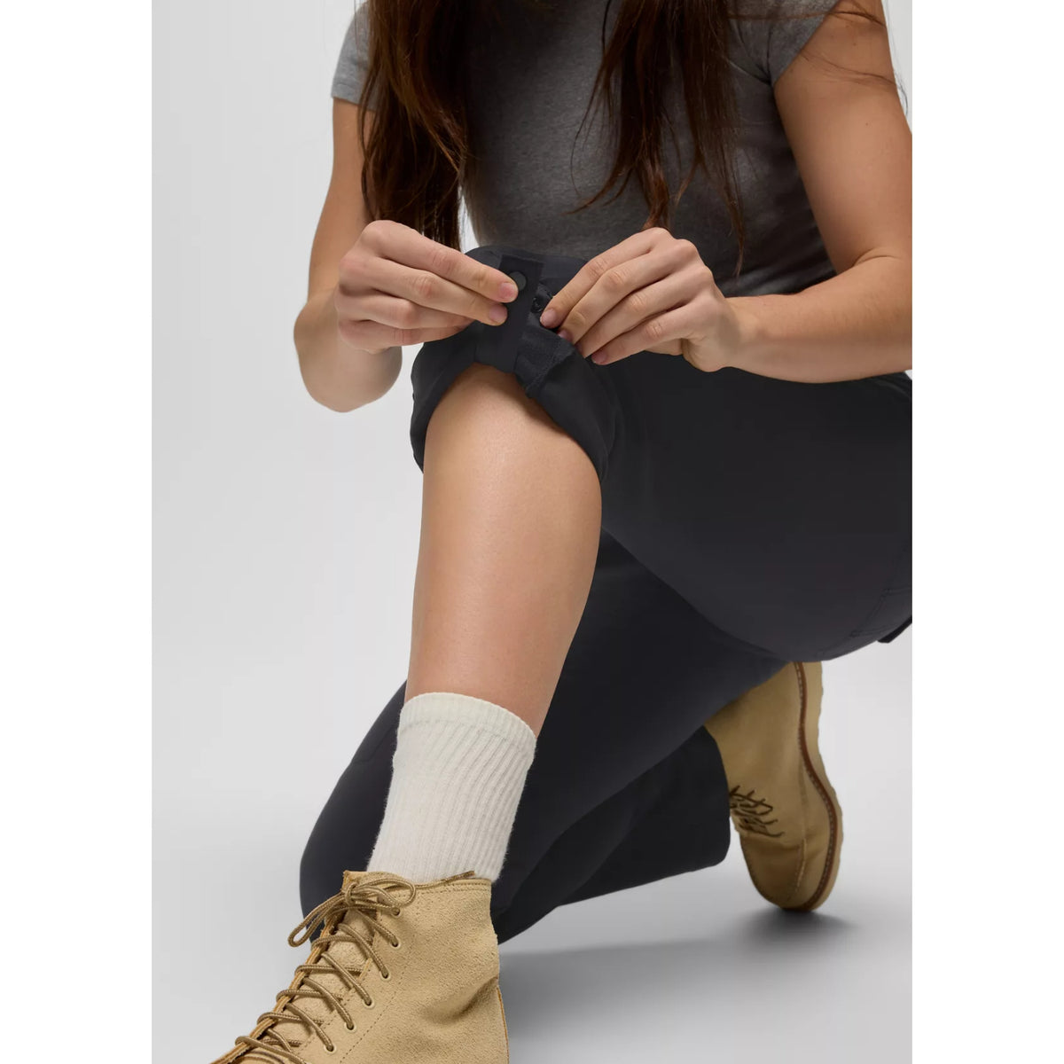 Prana Halle Straight Tall Stretch Zion Pant - Women's (Black)