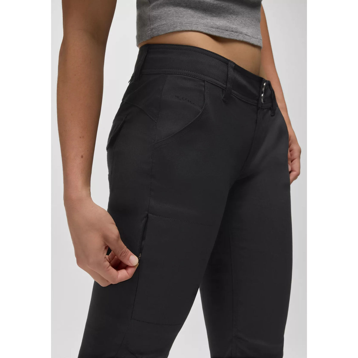 Prana Halle Straight Tall Stretch Zion Pant - Women's (Black)