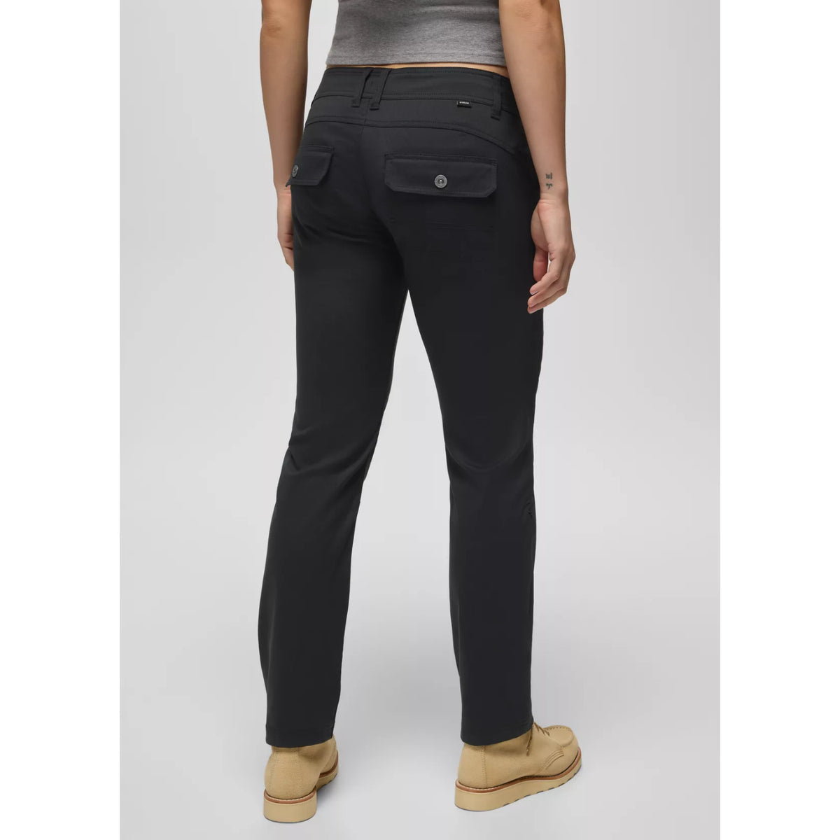 Prana Halle Straight Tall Stretch Zion Pant - Women's (Black)