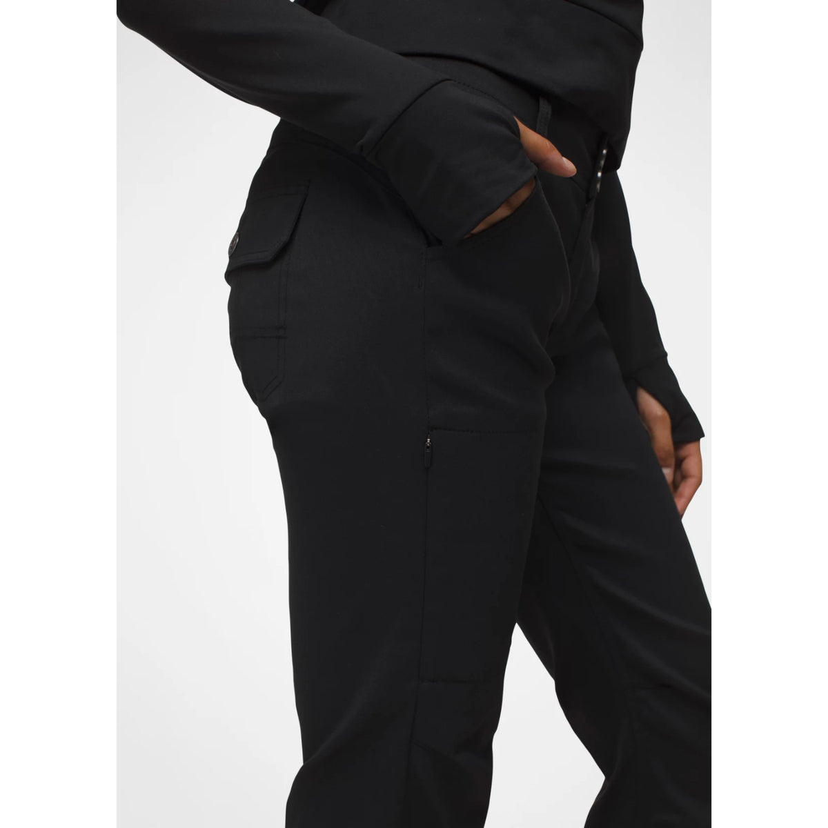 Prana Halle Straight Tall Stretch Zion Pant - Women's (Black)