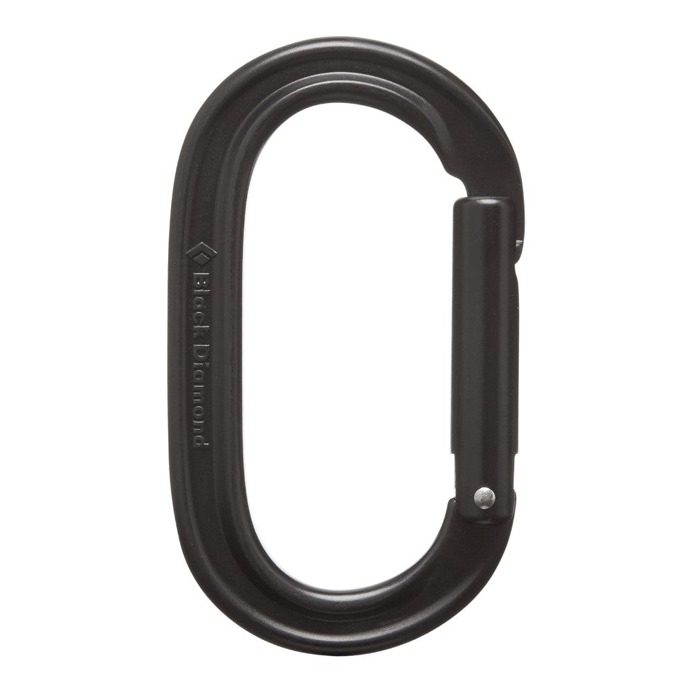 Black Diamond Oval Keylock Carabiner, black