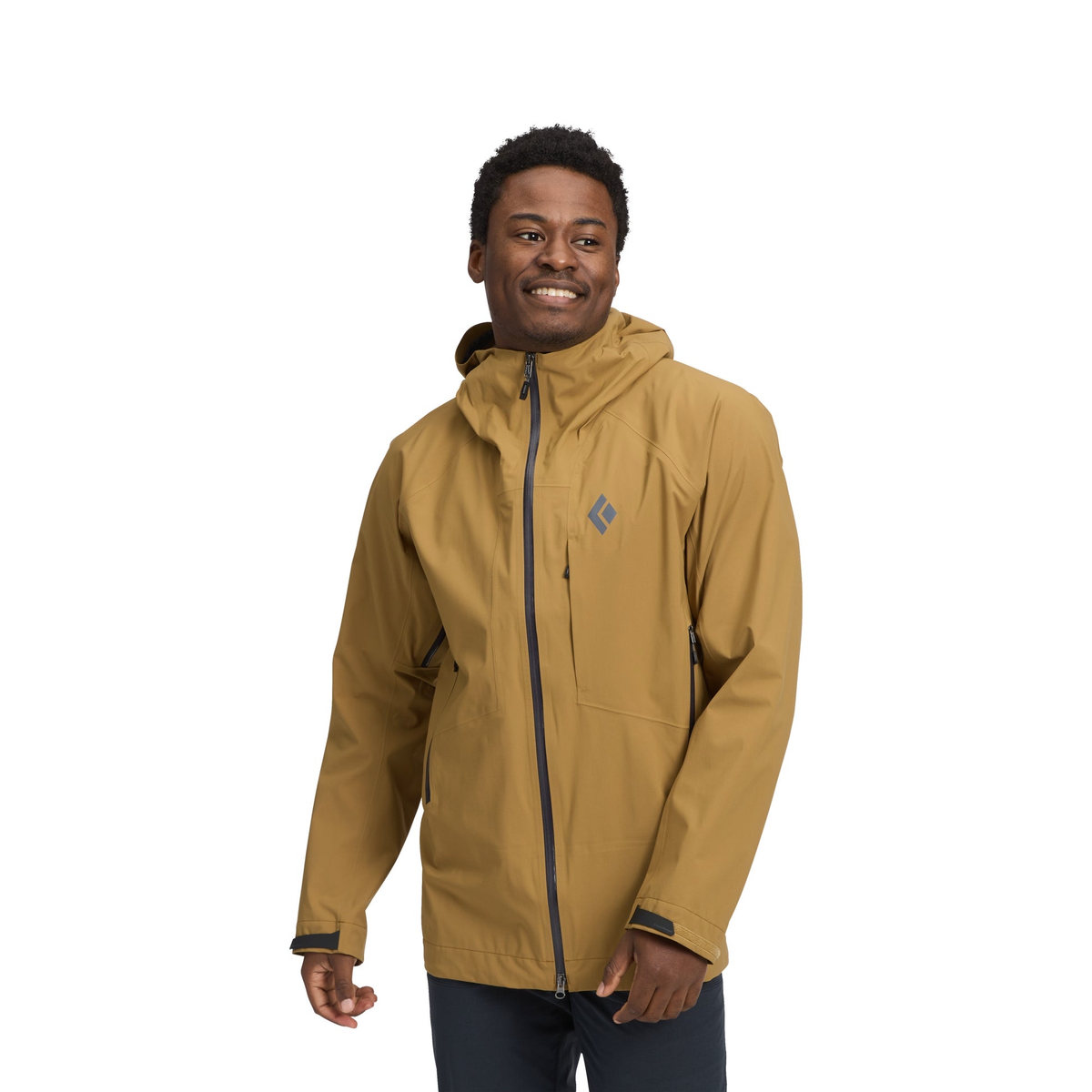 Black Diamond M HIGHLINE STCH SHELL Sample S25 - Size Medium - Flax