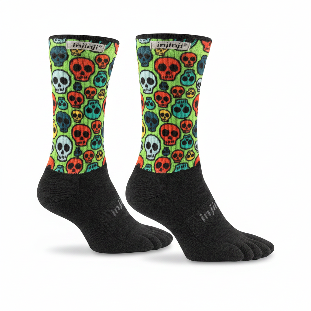 Injinji Artist Designed Womens MW Crew - Grim