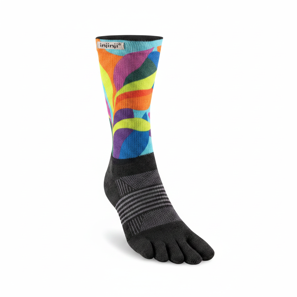 Injinji Artist Designed Womens MW Crew - Vedure