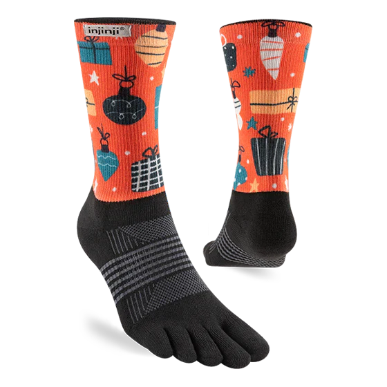 Injinji Artist Designed Womens MW Crew - Bows