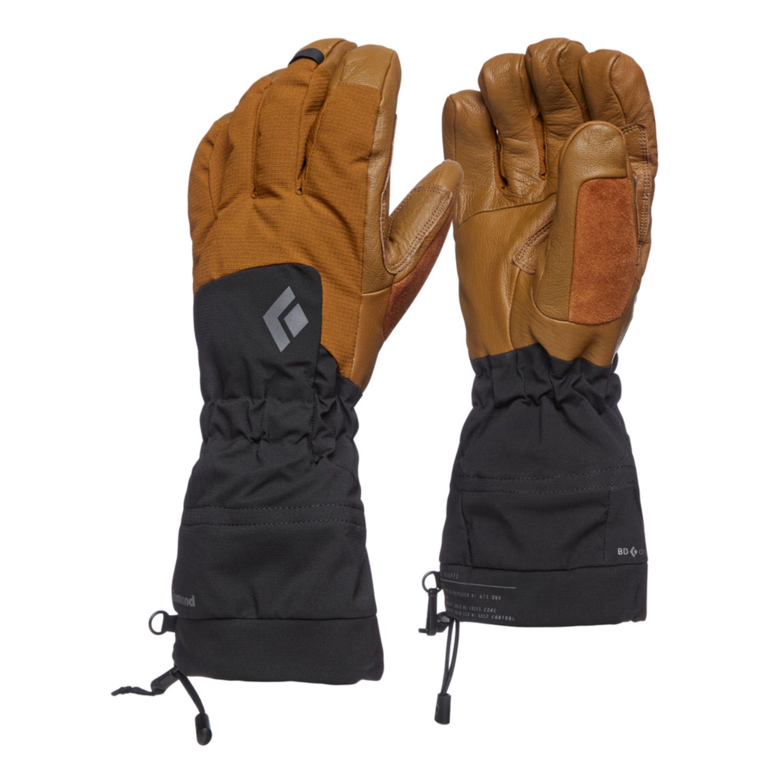 Black Diamond Soloist Gloves in dark curry