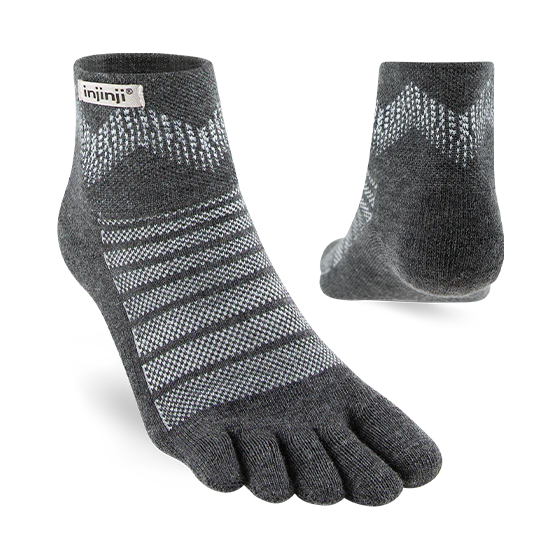 Injinji Outdoor MW Mini Crew - Slate