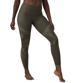 Prana KIMBLE PRINTED 7/8 LEGGING Womens -  S  - Sage Jungle