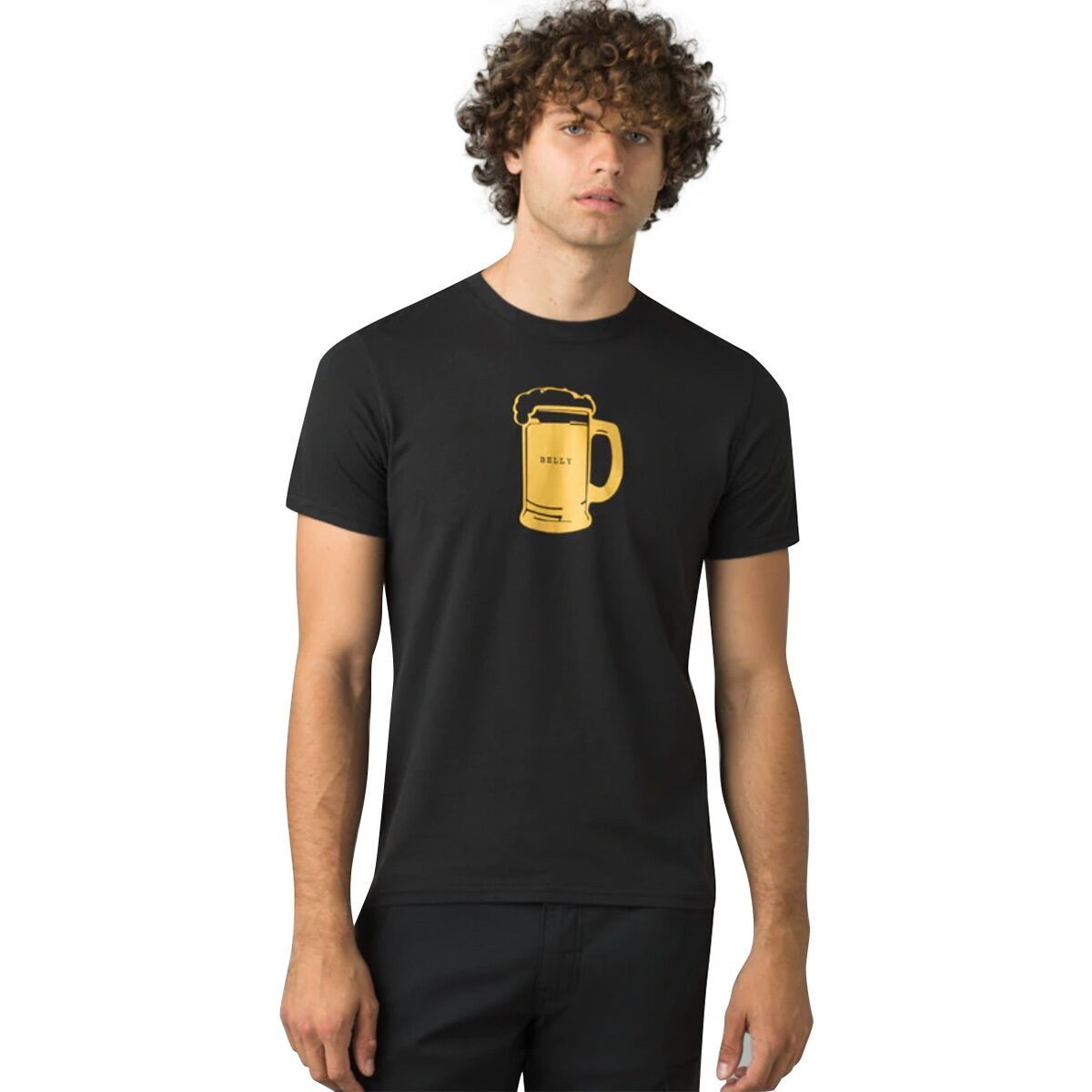Prana Beer Belly Journeyman T-Shirt - Size S - Black