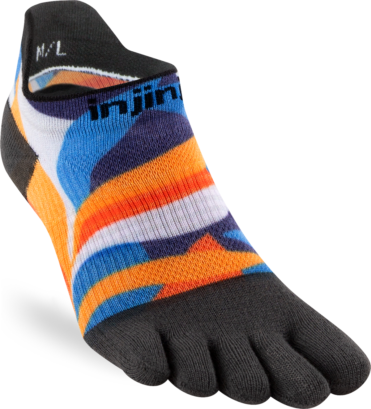 Injinji Womens Artist Design No Show - Botanic