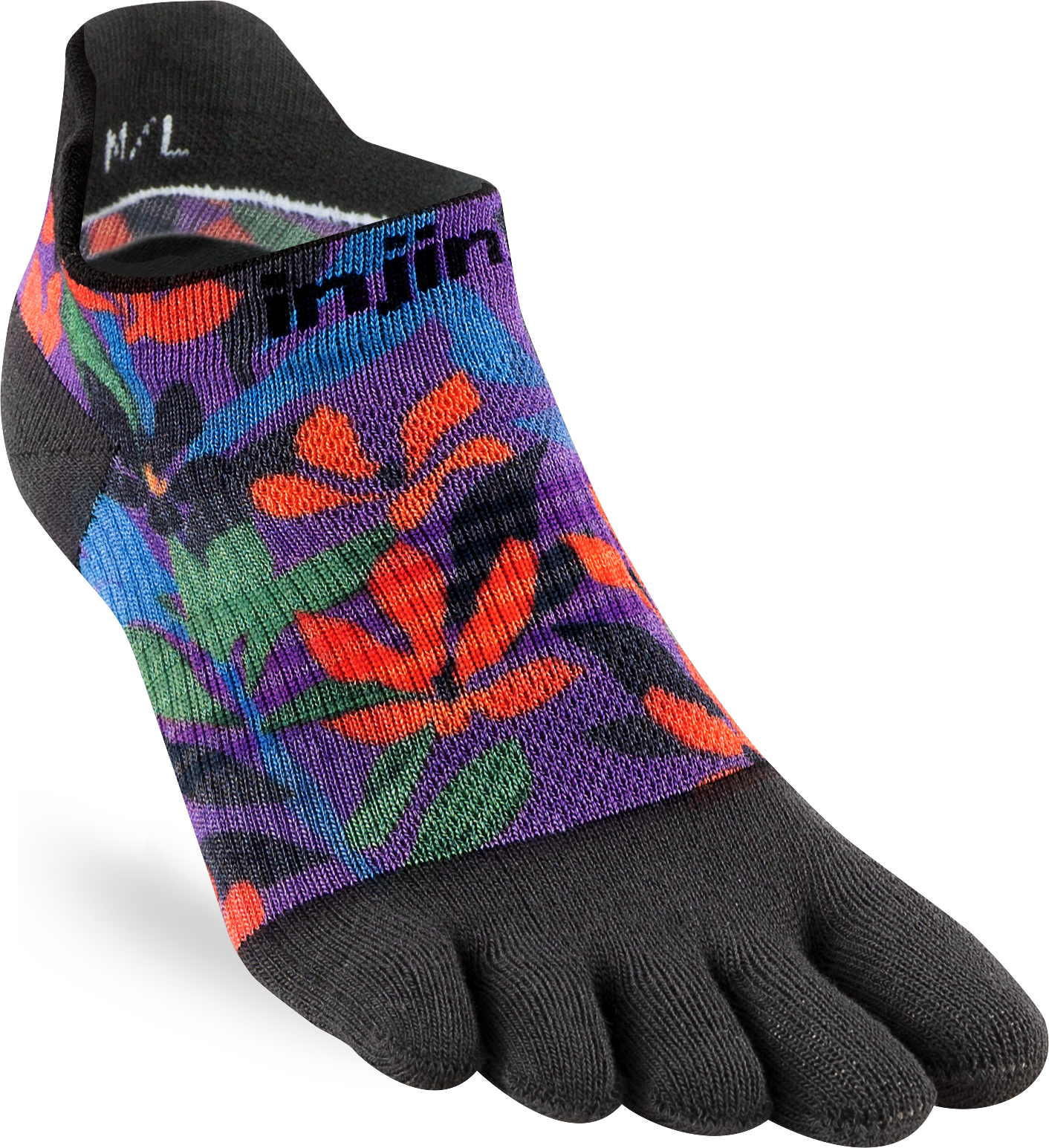Injinji Womens Artist Design No Show - Tropical