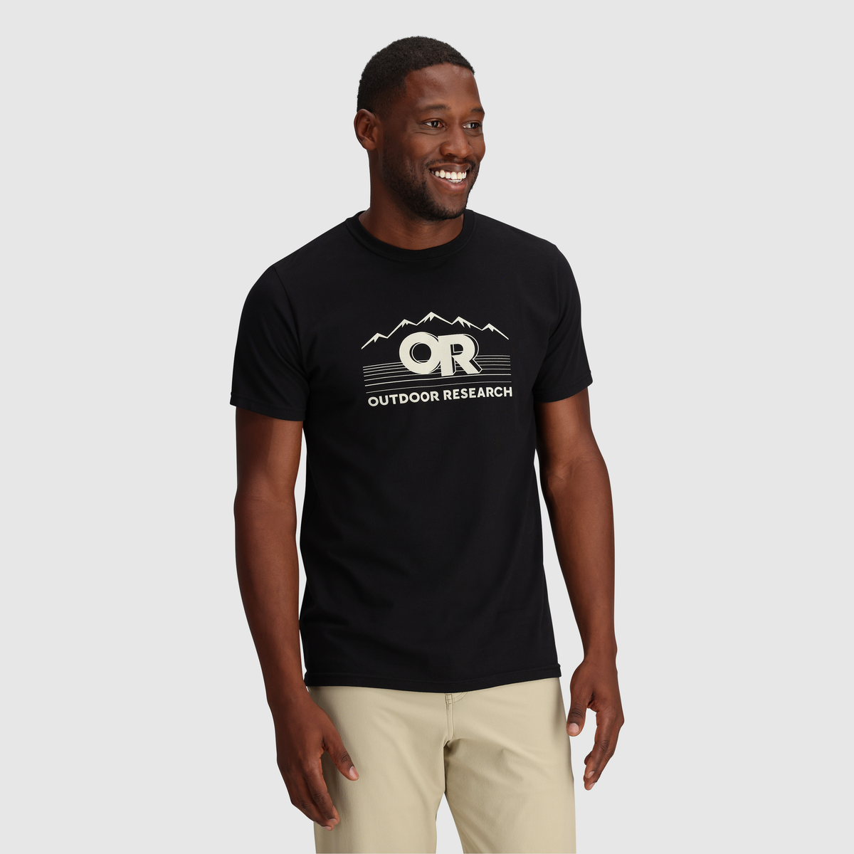 Outdoor Research OR Advocate T-Shirt - Size L - Black/White