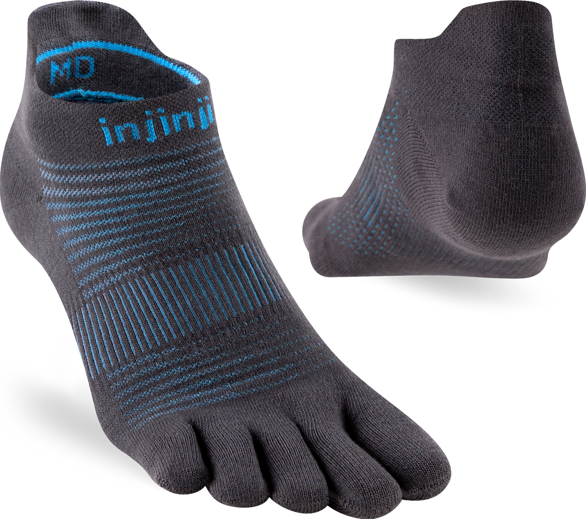 Injinji Run LW No Show - Carbon