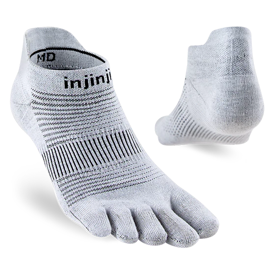 Injinji Run LW No Show - Grey