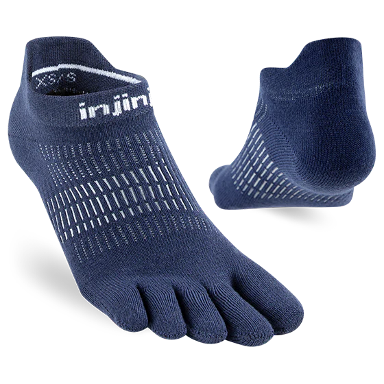 Injinji Womens Run LW No Show - Navy