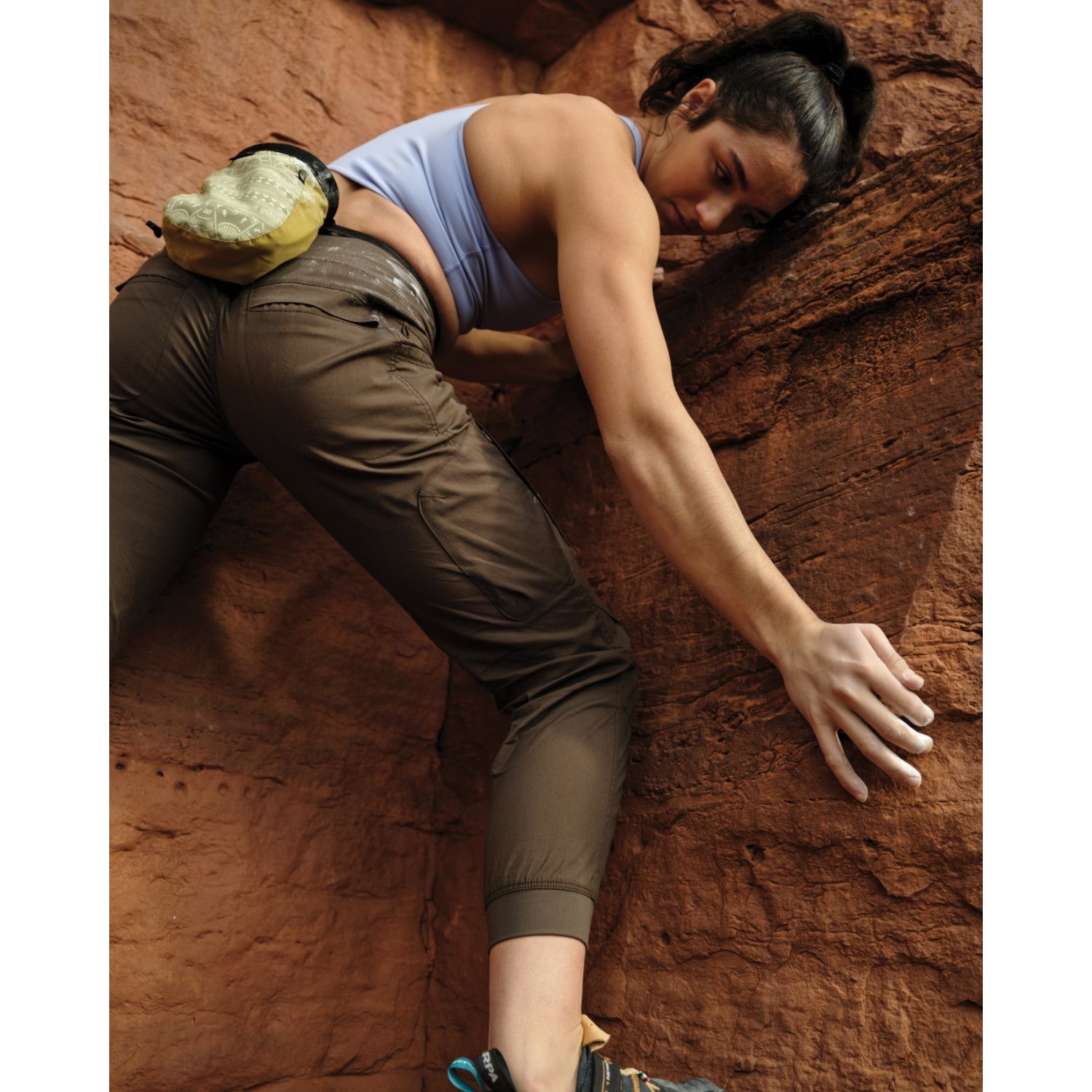 prAna Kanab Pant Women's Climbing Trouser Fern Green