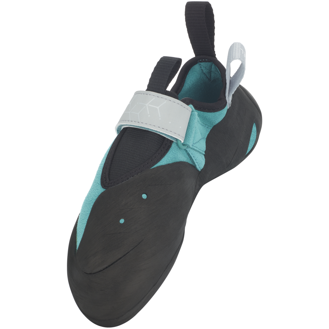 Unparallel TN Pro LV climbing shoes in turquoise