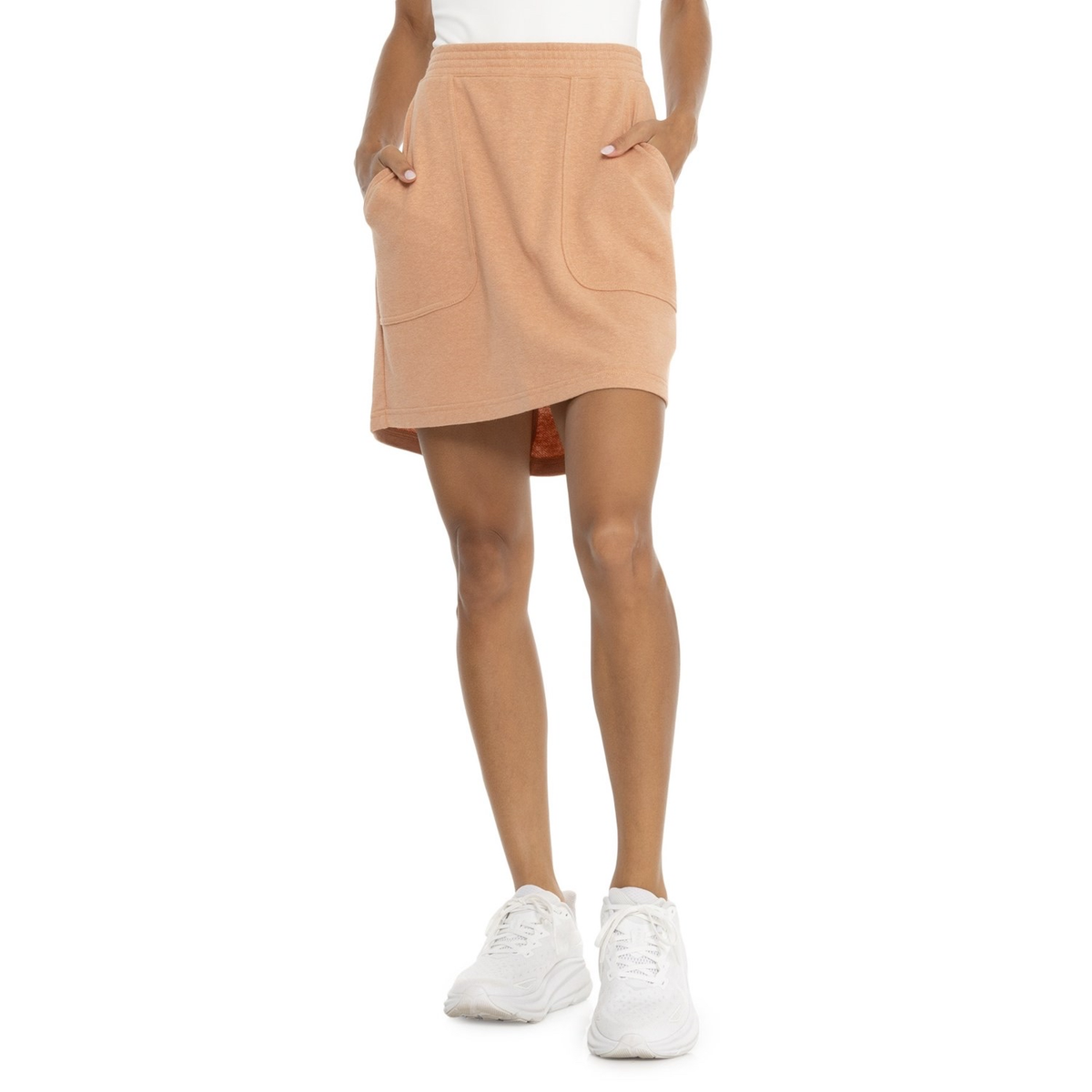 Prana Womens Cozy Up Short Skirt - Size S - Pink Sand Heather