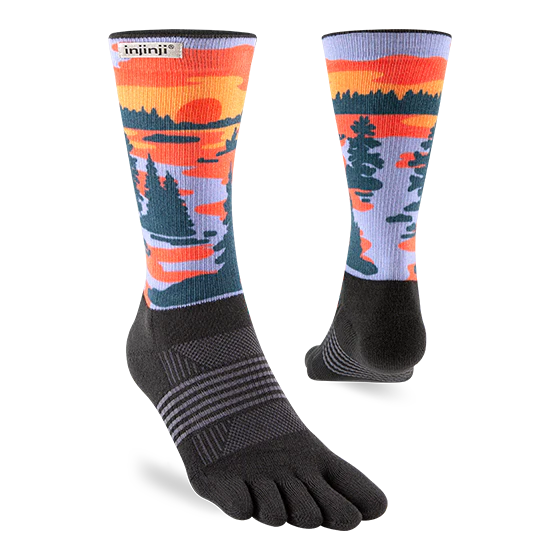 Injinji Artist Designed Womens MW Crew - Dusk