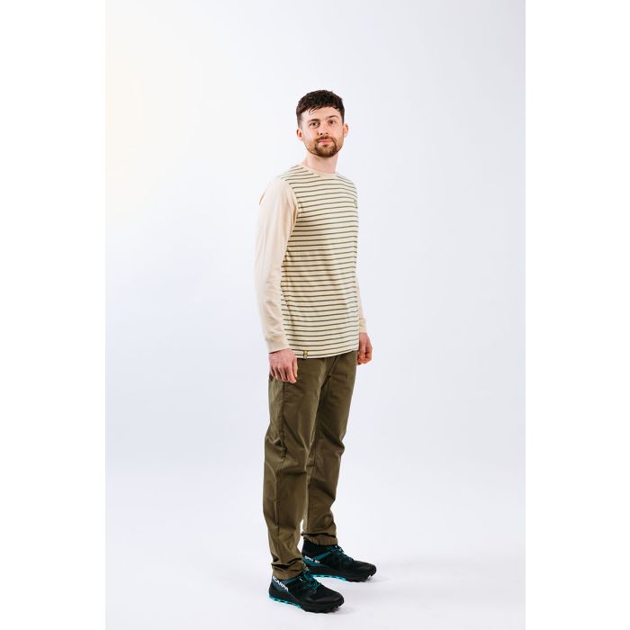 Moon Striped Long Sleeve Tech T-Shirt - Men's