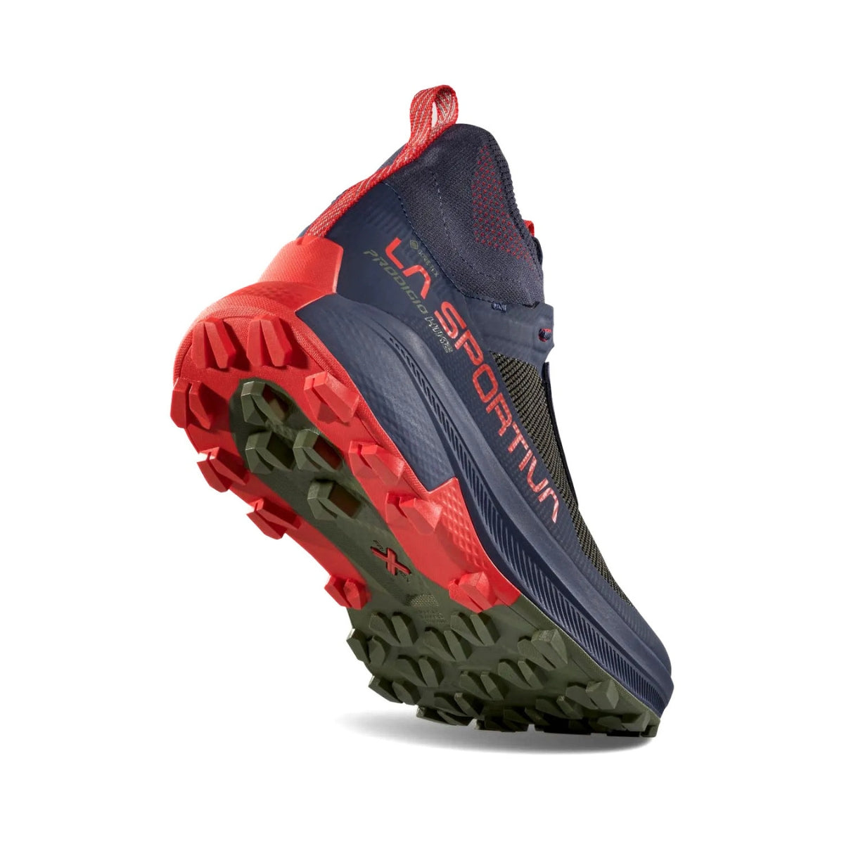 La Sportiva hiking shoe on a white background