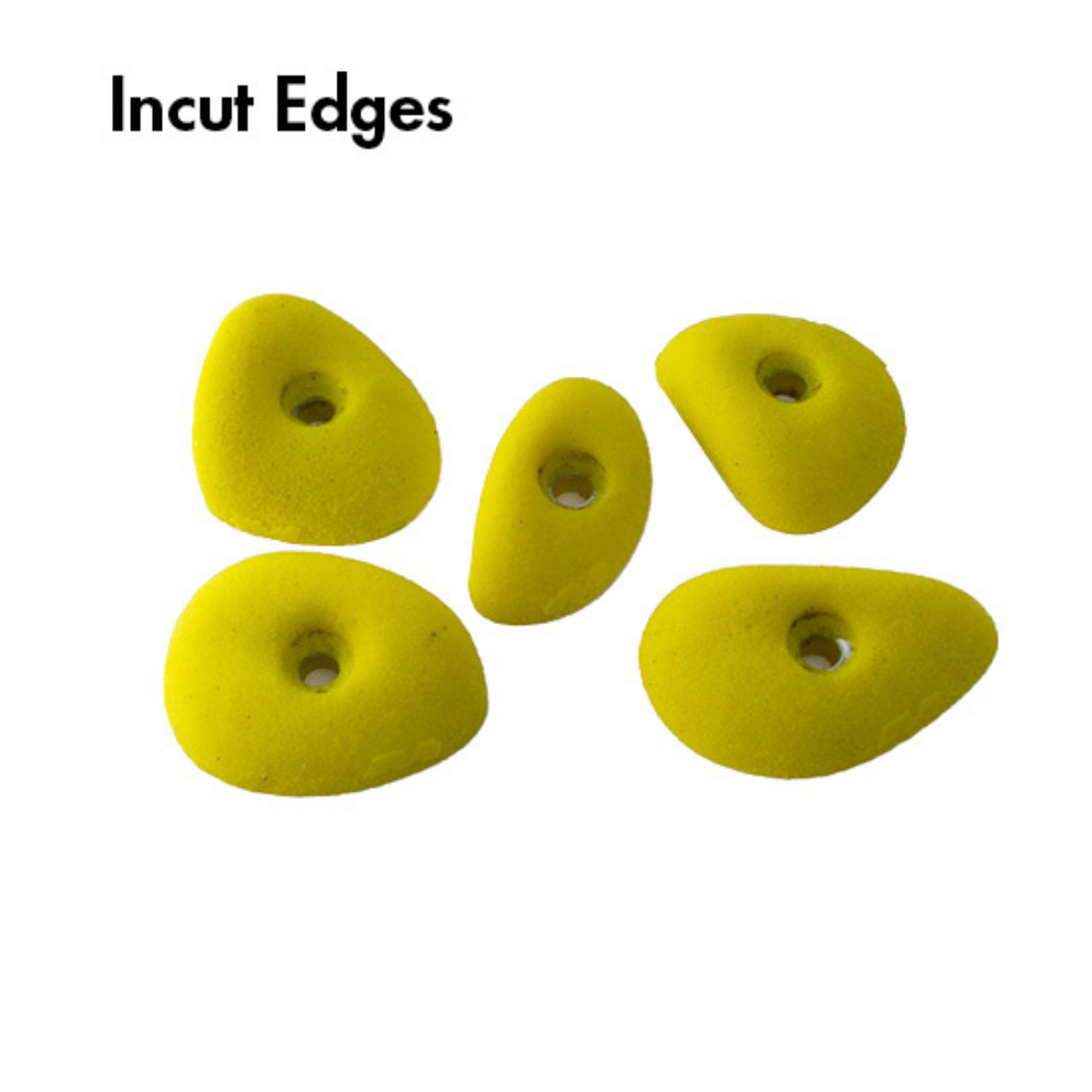 Metolius Incut Edges Climbing Holds Bundle (Yellow)