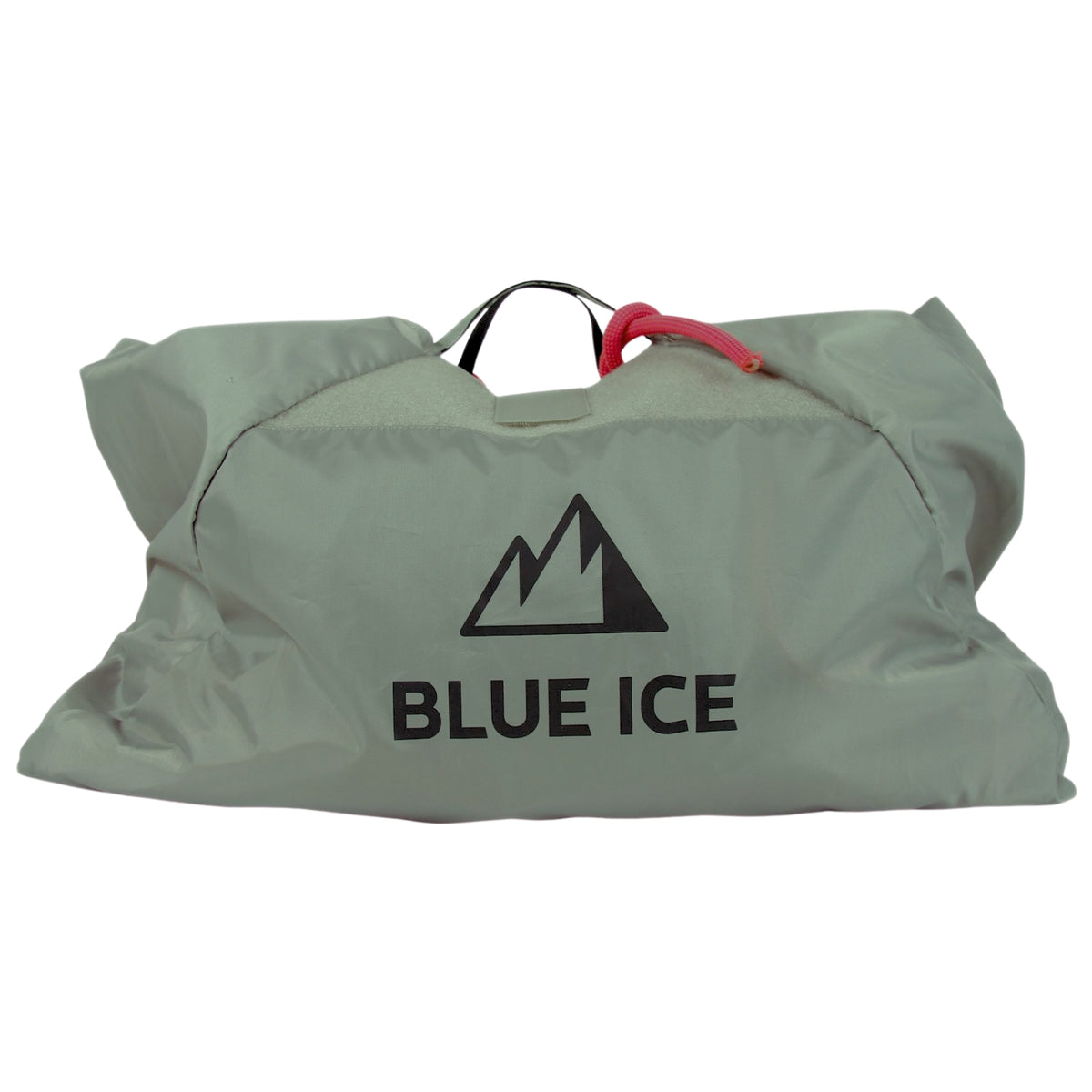 blue ice rope tarp in carry mode