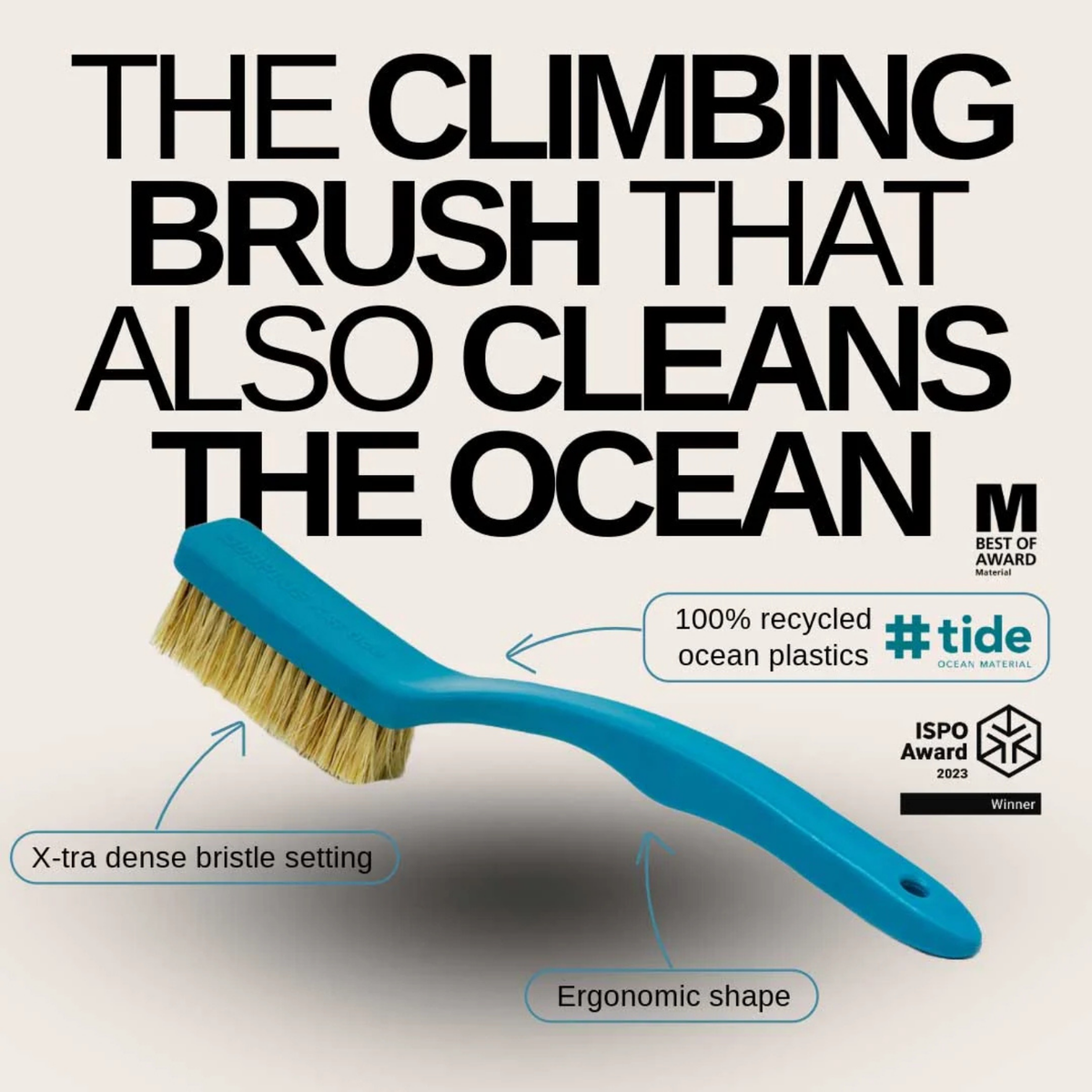 8BPLUS Save The Ocean Climbing Brush