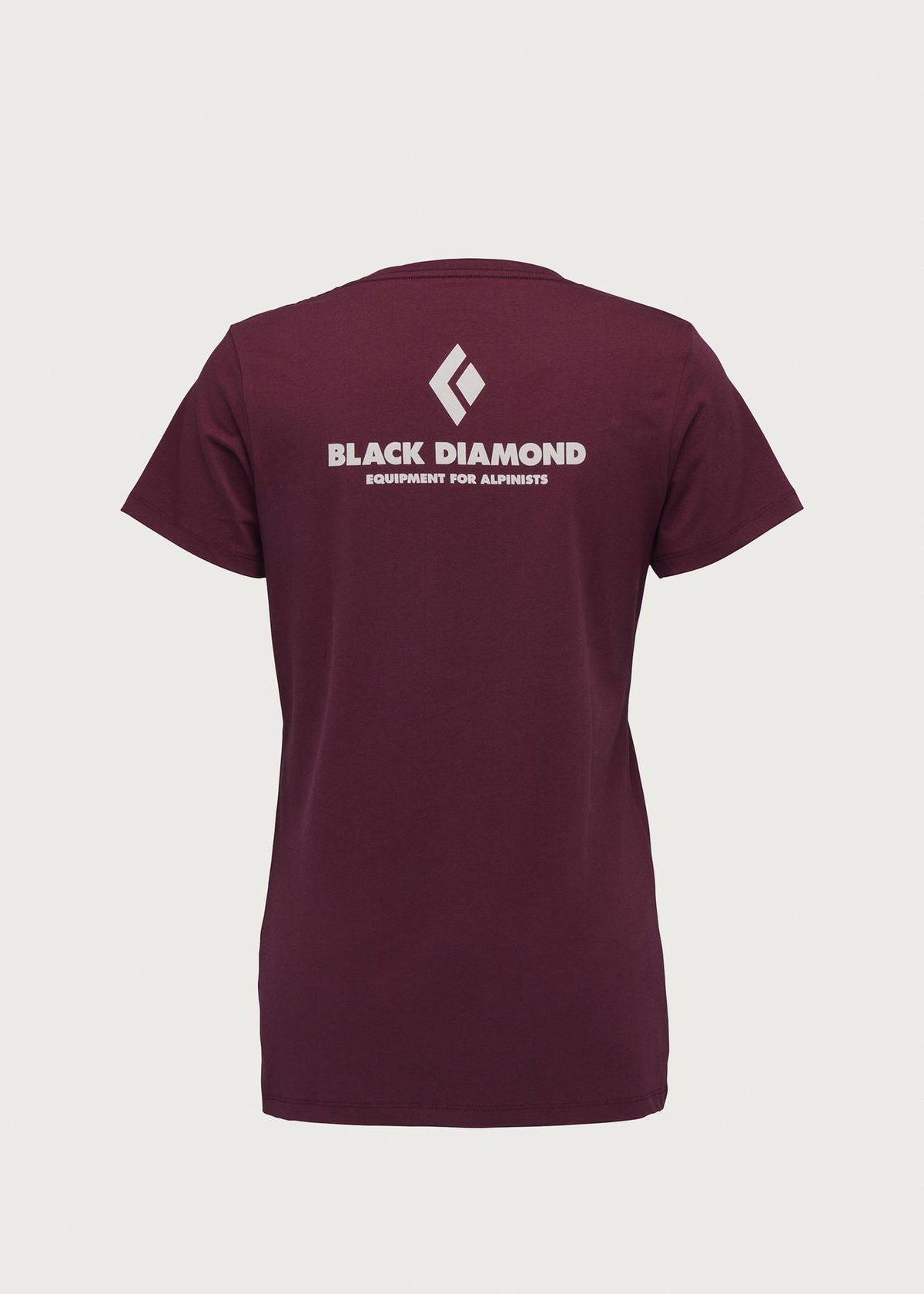 Black Diamond W EPMT 4 ALPNT SS TEE Sample S24 - Size Medium - Burgundy