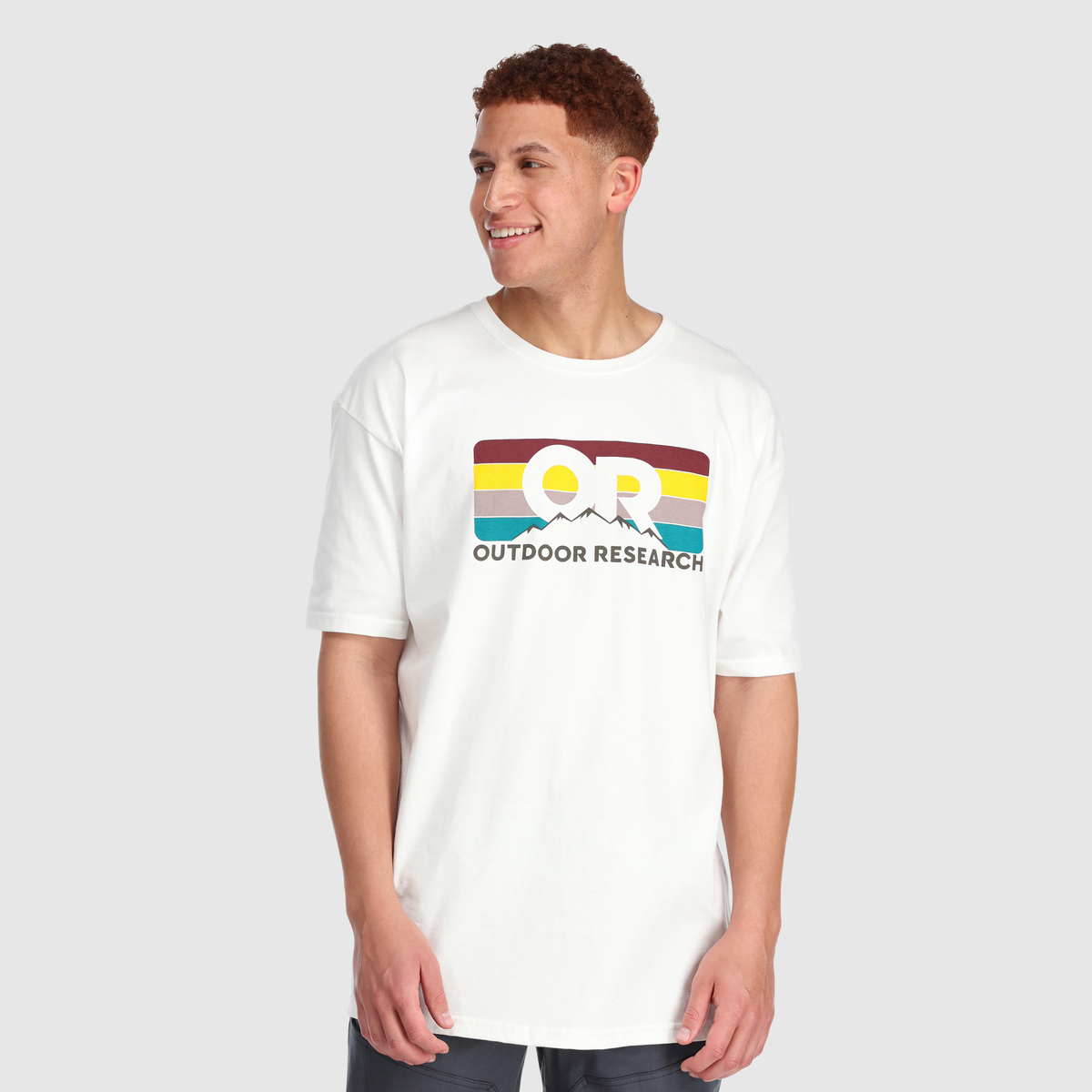 Outdoor Research Advocate Stripe Tee - White - Unisex