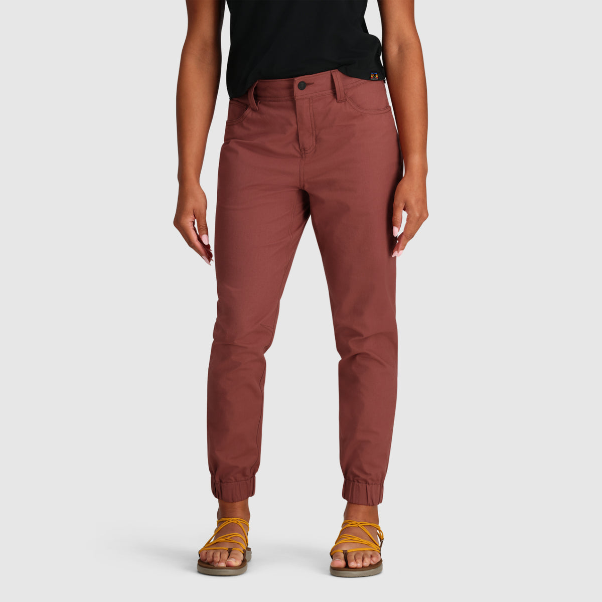 Outdoor Research Canvas Joggers Womens in brick colour