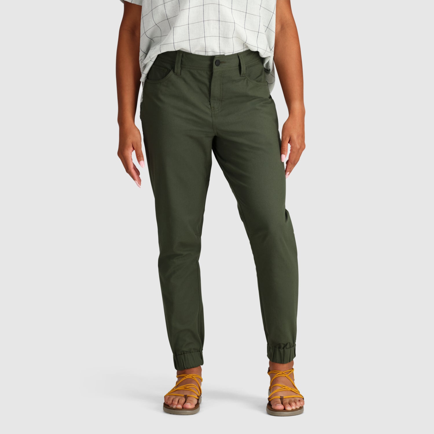 Outdoor Research Canvas Joggers Womens in verde colour