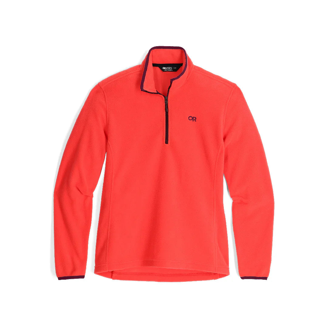 Outdoor Research Women's OR Polartec® 100 Quarter Zip - Size S - Sunrise