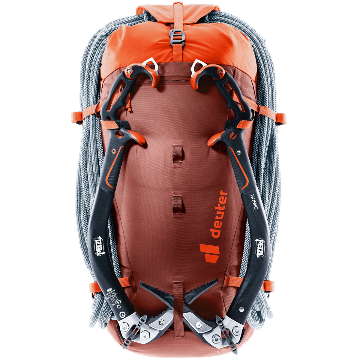 Deuter Guide 30 Redwood Papaya loaded
