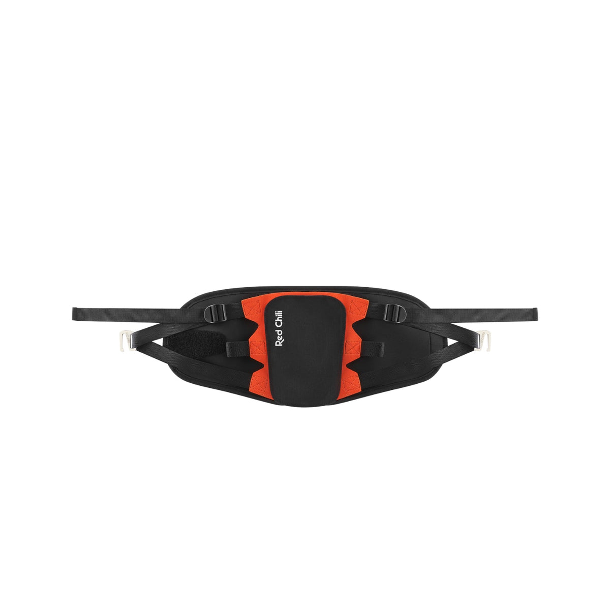 Red Chili Kneerock Kneepad open showing strapping