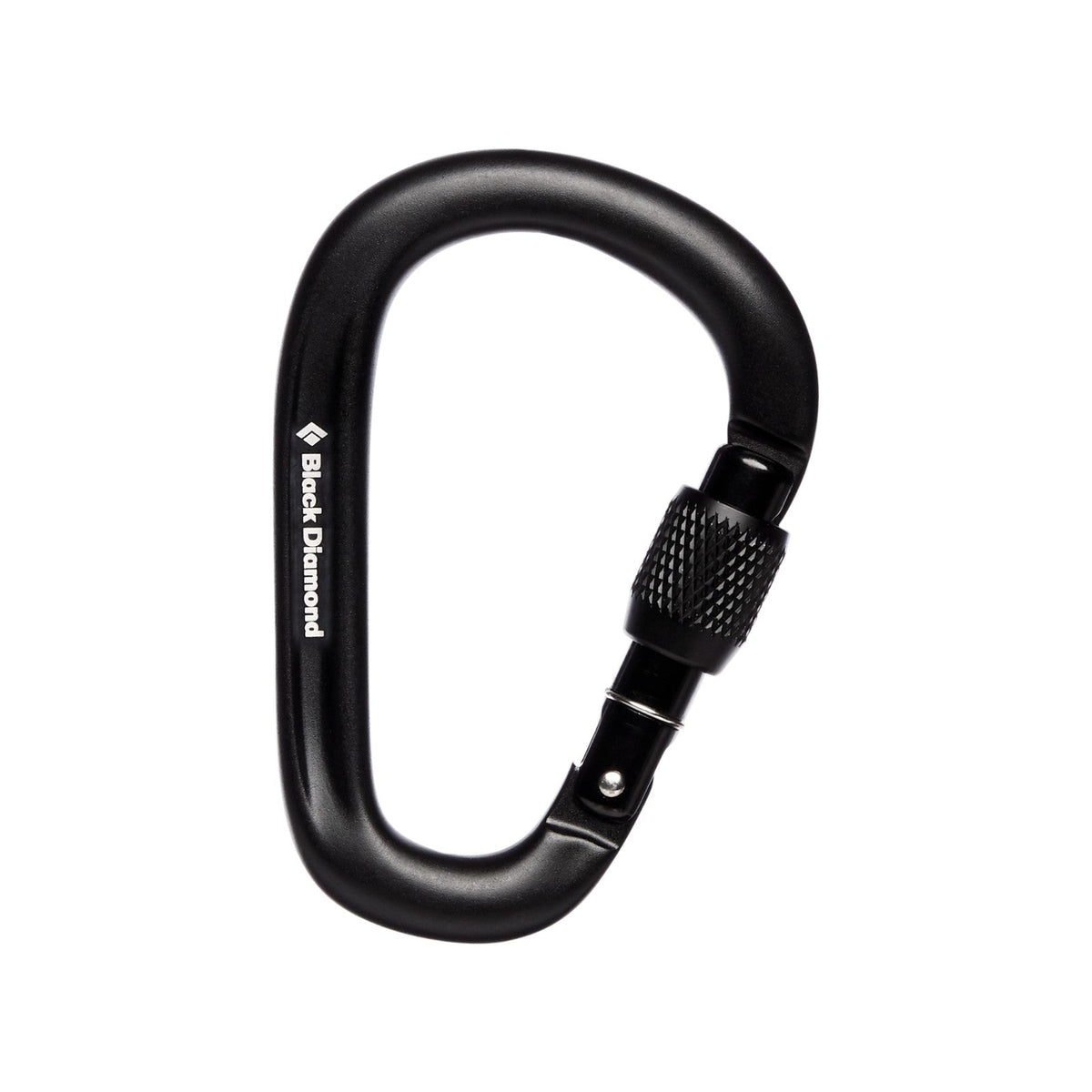 Black Diamond PearLock Carabiner Screwgate, black