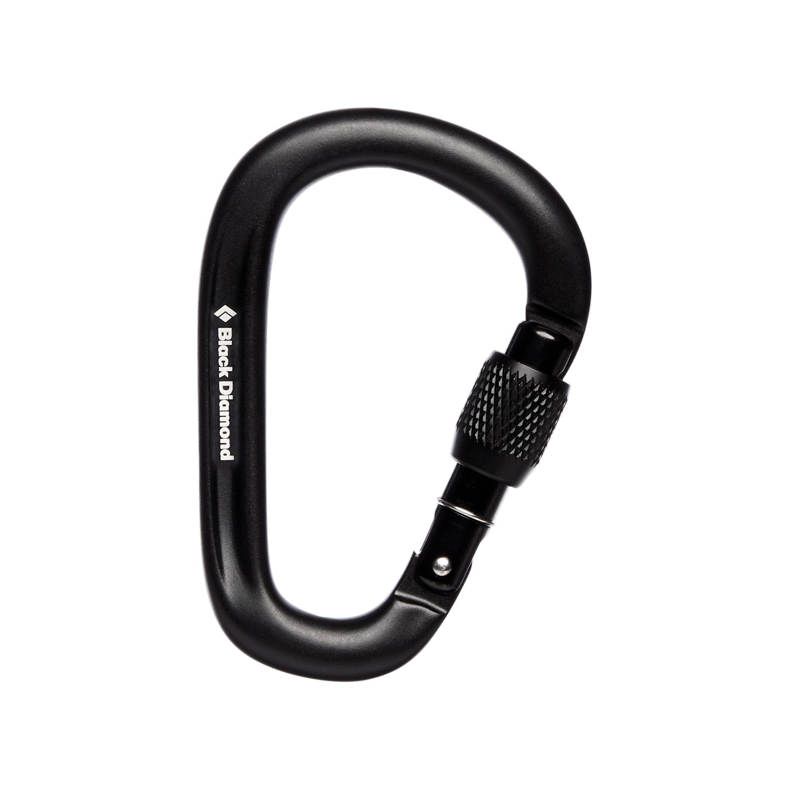 Black Diamond PearLock Carabiner Screwgate, grey