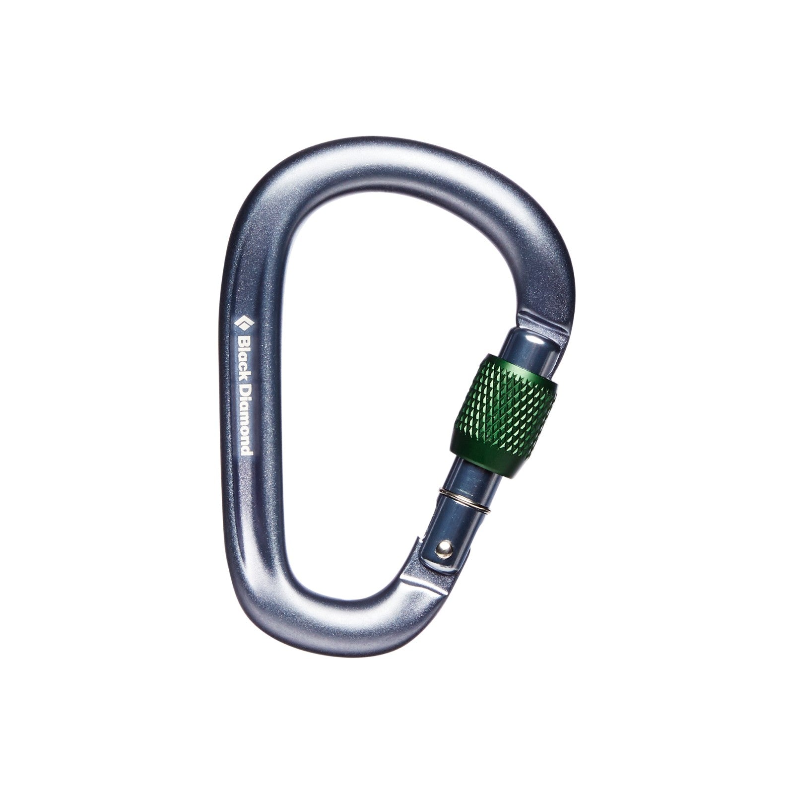Black Diamond PearLock Carabiner Screwgate, grey