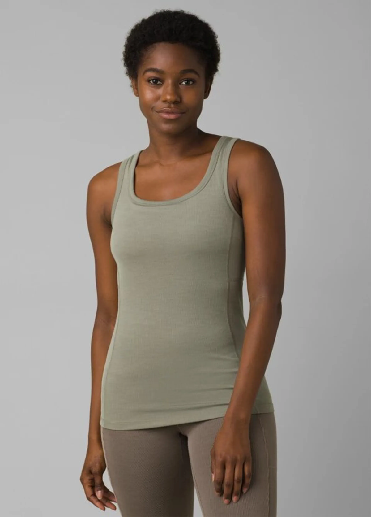 Prana BECKSA TANK  - Womens S - Sage Heather