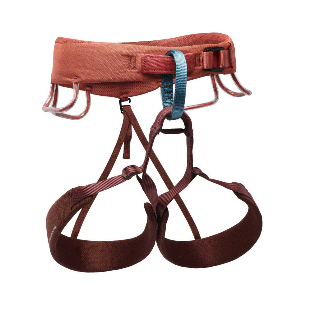 Black Diamond Momentum Harness - Womens in sage green
