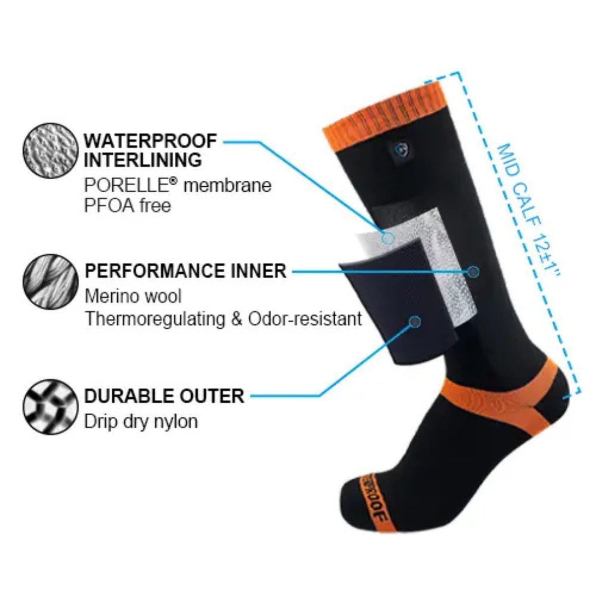 DexShell Hytherm Pro Waterproof Socks
