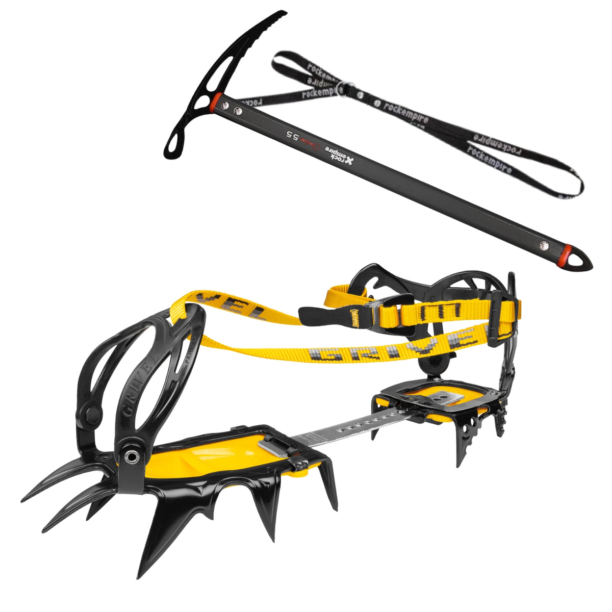 Grivel G12 EVO Crampons & Ice Axe Deal Bundle