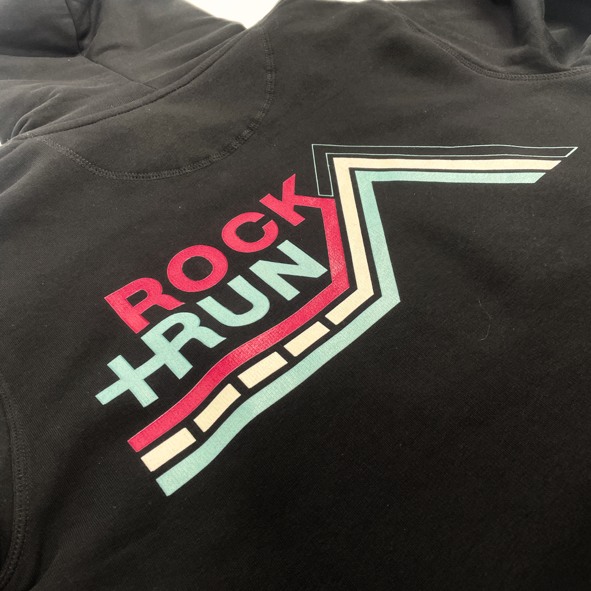Rock+Run Retro Logo Hoodie - Unisex