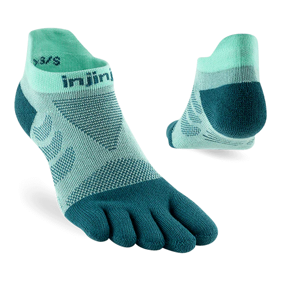 Injinji Womens Ultra Run No Show - Glacier