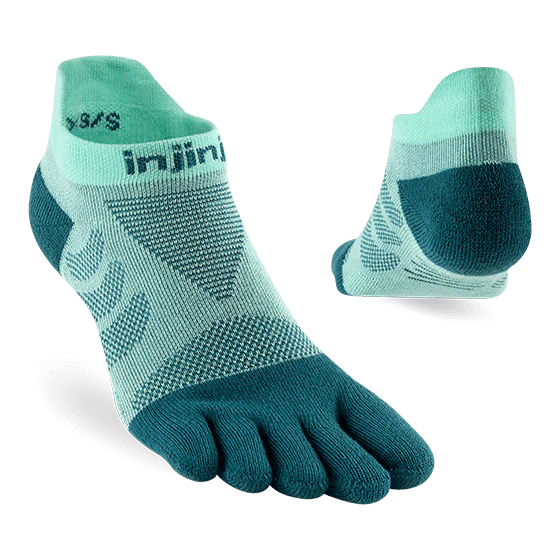 Injinji Womens Ultra Run No Show - Glacier